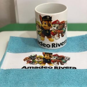 Taza Personalizada+Toallita